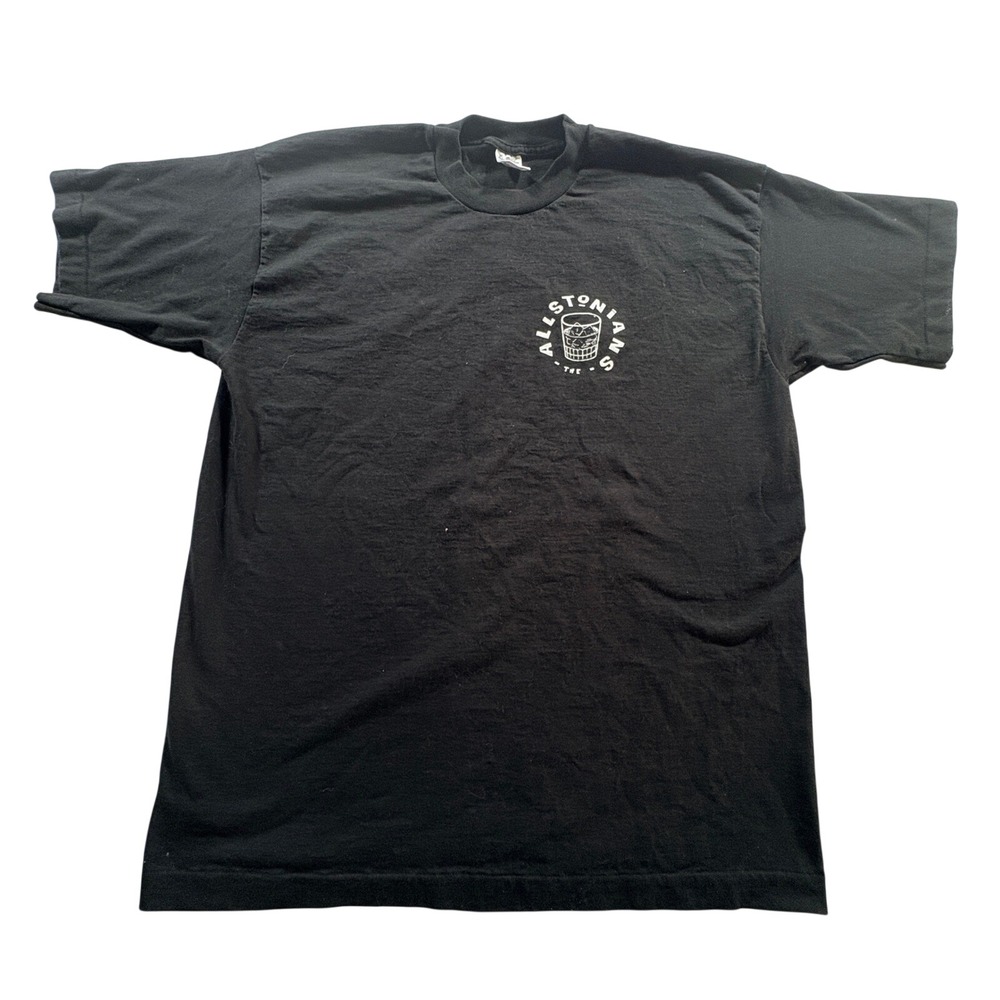 Fruit‎ of the Loom Allstonians Graphic T-Shirt Mens XL Black Single Stitch Ska